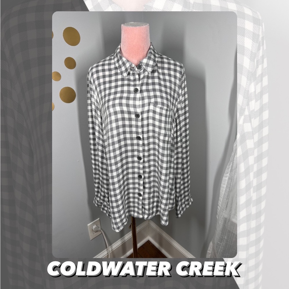 EUC Coldwater Creek Checked Shirt